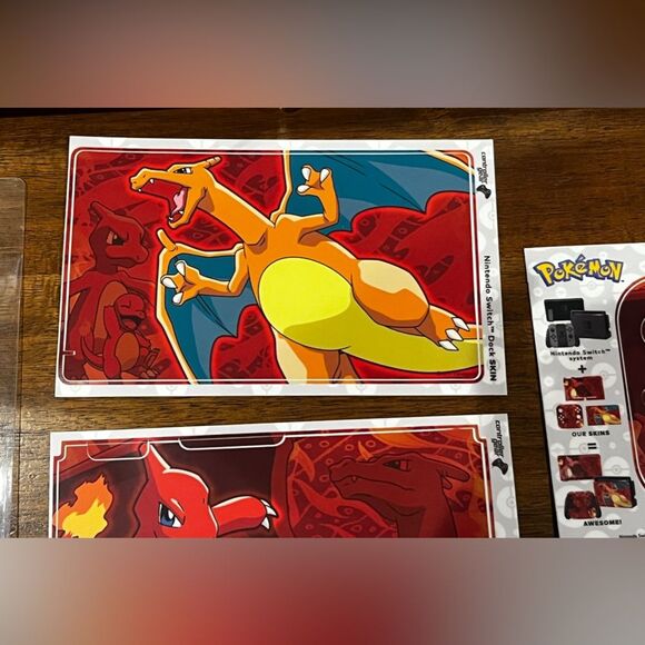 Pokemon Themed Skin Set For Nintendo Switch - Picture 4 of 6